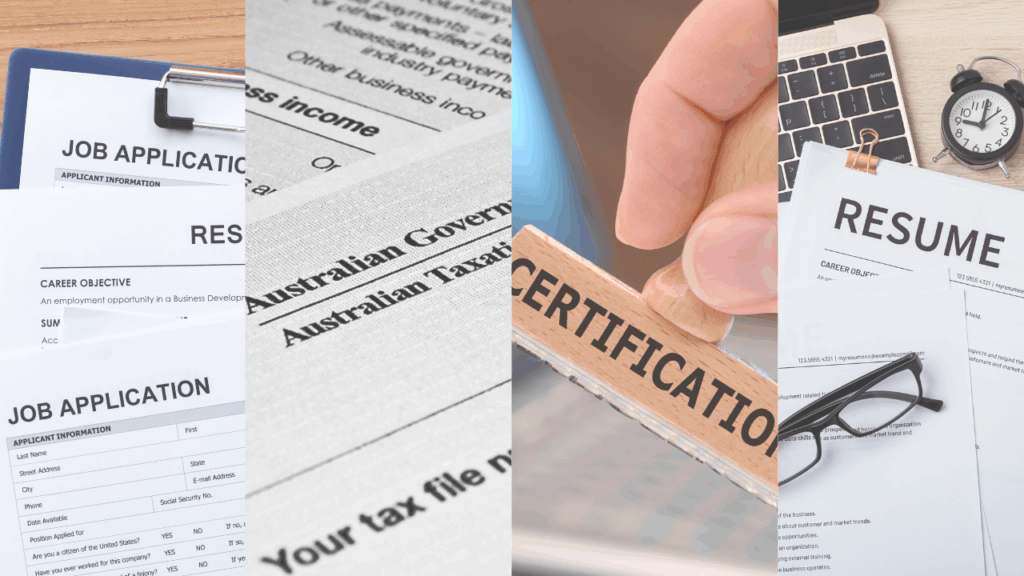 Hồ sơ xin việc "chuẩn" khi du học Úc bao gồm CV, TFN, NPC, các chứng chỉ bổ sung,... mà trước đây chưa ai nói cho bạn biết